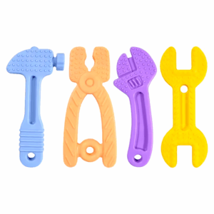 4 Pcs Silicone Baby Chew Toys - Baby Care Products