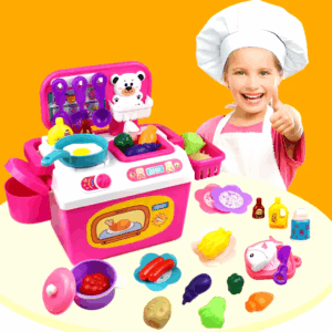DIY Children's Kitchen Play Set - Fun and Educational Toy Set for Children