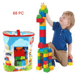88-Piece Large Building Block Set for Kids - Educational Construction Toy
